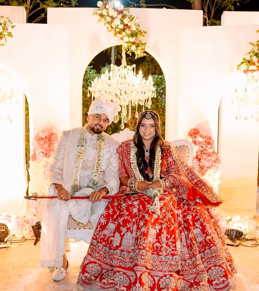 Two hearts, one love, a lifetime of memories.♥️🤍Decor&Planning- @the_weddingsaha #work #wedding